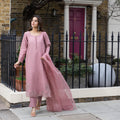 Baby Pink Cutwork 3 Piece