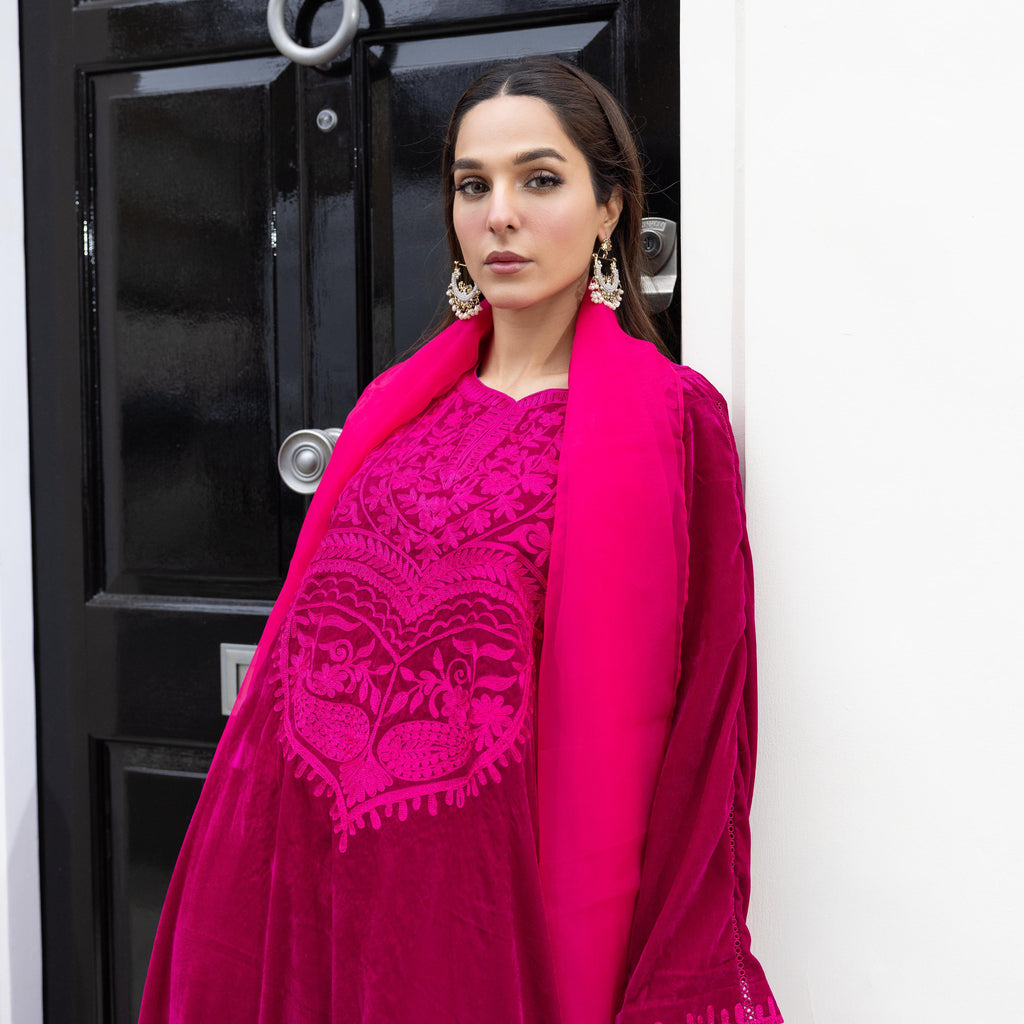 Fuchsia Pink 3 Piece